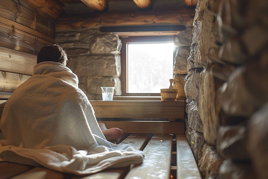 Sauna détente - Chaleur - sudation toxine